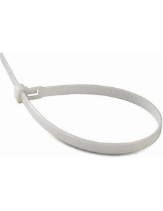 100 Fascette Nere Nylon 3,6 x 200 mm Colore Bianco