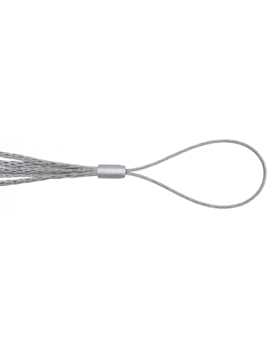 Calza per il tiro del minitubetto, per la posa della fibra ottica.