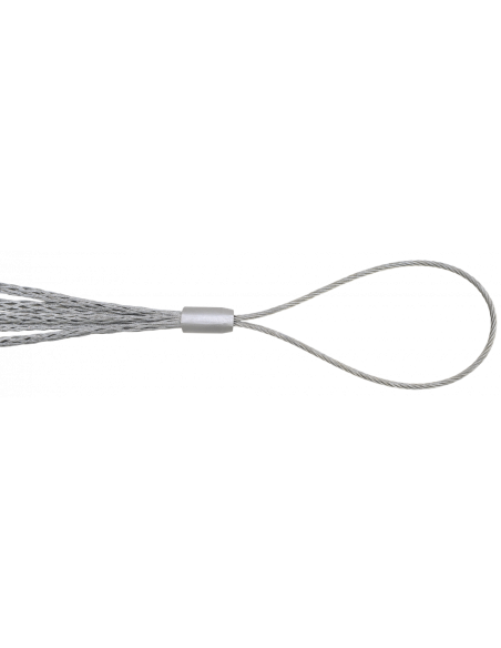 Calza per il tiro del minitubetto, per la posa della fibra ottica.