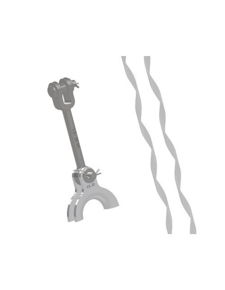 Equipaggiamento di amarro per cavi 14 -15 mm