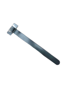 Fascette a T zincata da 72mm reggi cavetto con alette.