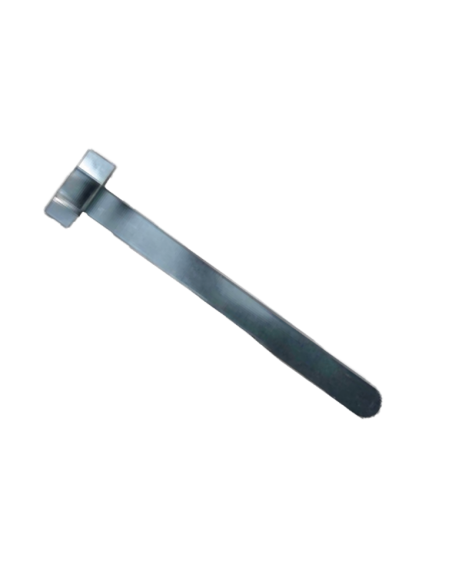 Fascette a T zincata da 72mm reggi cavetto con alette.