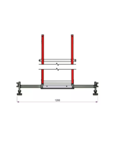 Scala in vetroresina IRMUT 3 montate 9-8-5 pioli 2