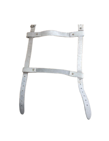 Coppia cinghie per ramponi monta palo in alluminio.