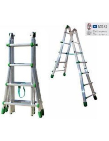 Scala universale 4+4 gradini.