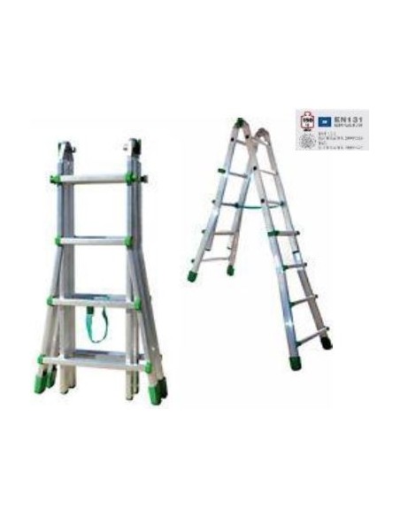 Scala universale 4+4 gradini.