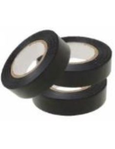 10 rotoli Nastro Isolante Nero, 2 cm da 20 mt.