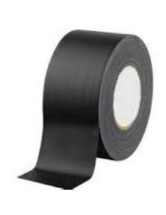 10 rotoli Nastro Isolante Nero, 5 cm da 30 mt.