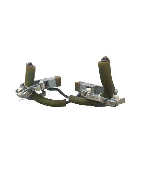 Ramponi montapalo VETRORESINA in acciaio zincato.